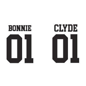 Bonnie and Clyde couple shirts