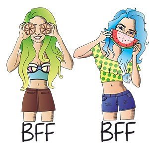 Best friend shirts Bff girls