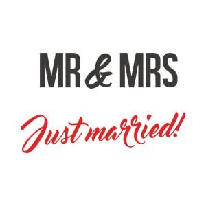 Couple graphic tees Mr. and mrs. just married