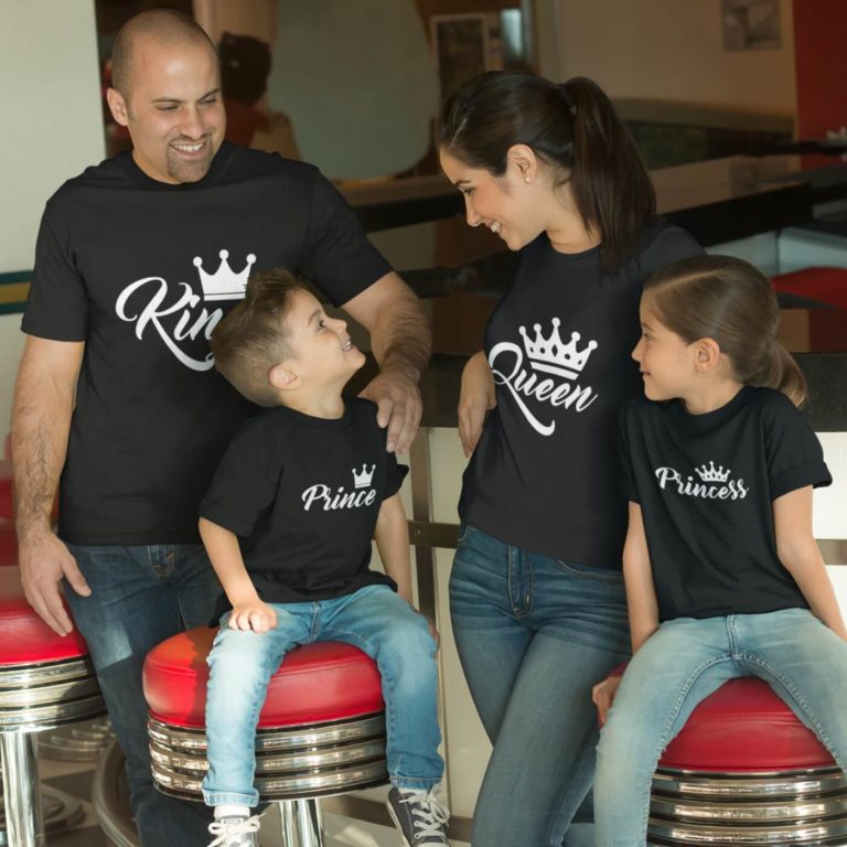 Family graphic tees Kings family