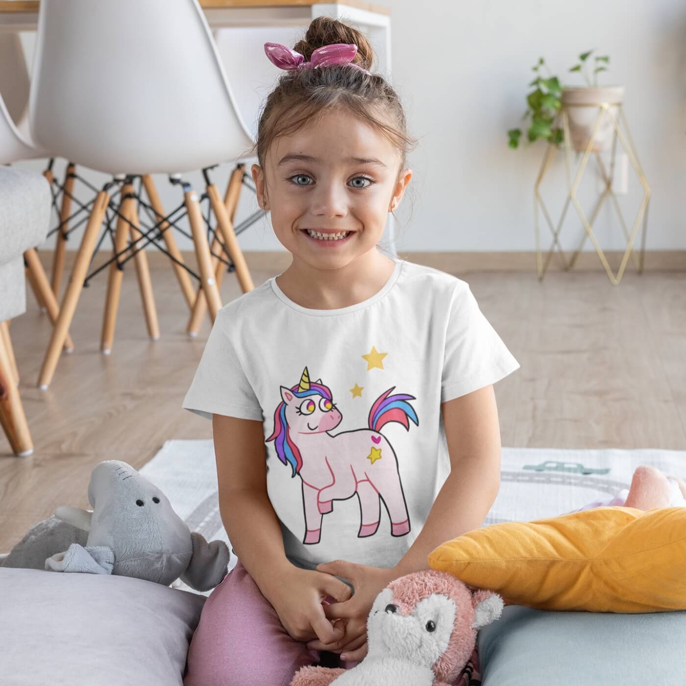 Kids t shirts Unicorn Star with worldwide shipping on