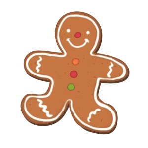 Men graphic tees Gingerbread boy