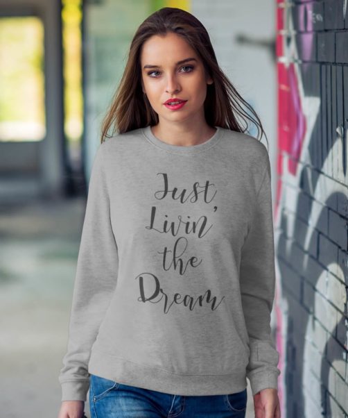 Long sleeve women sweatshirts with print In the dream