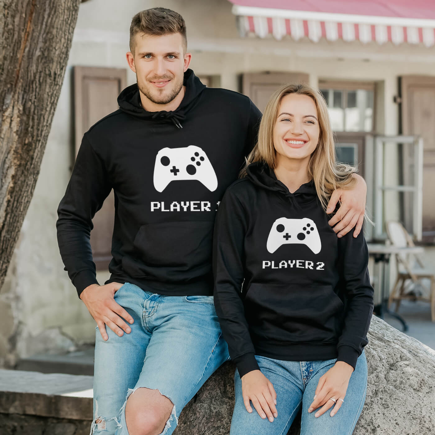 Couple Hoodies The Player