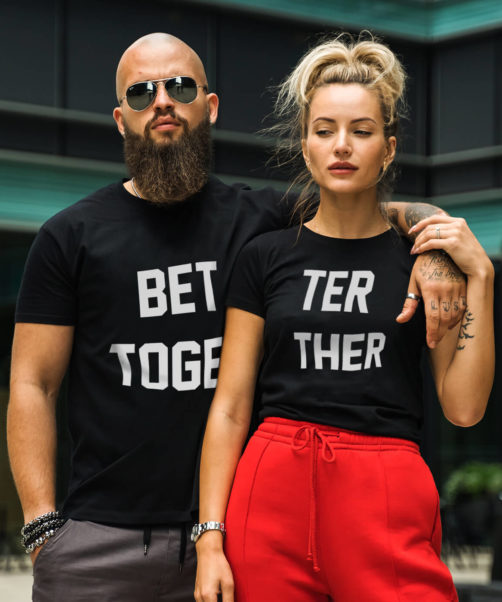  Better Together Matching Shirts for Couples Him and