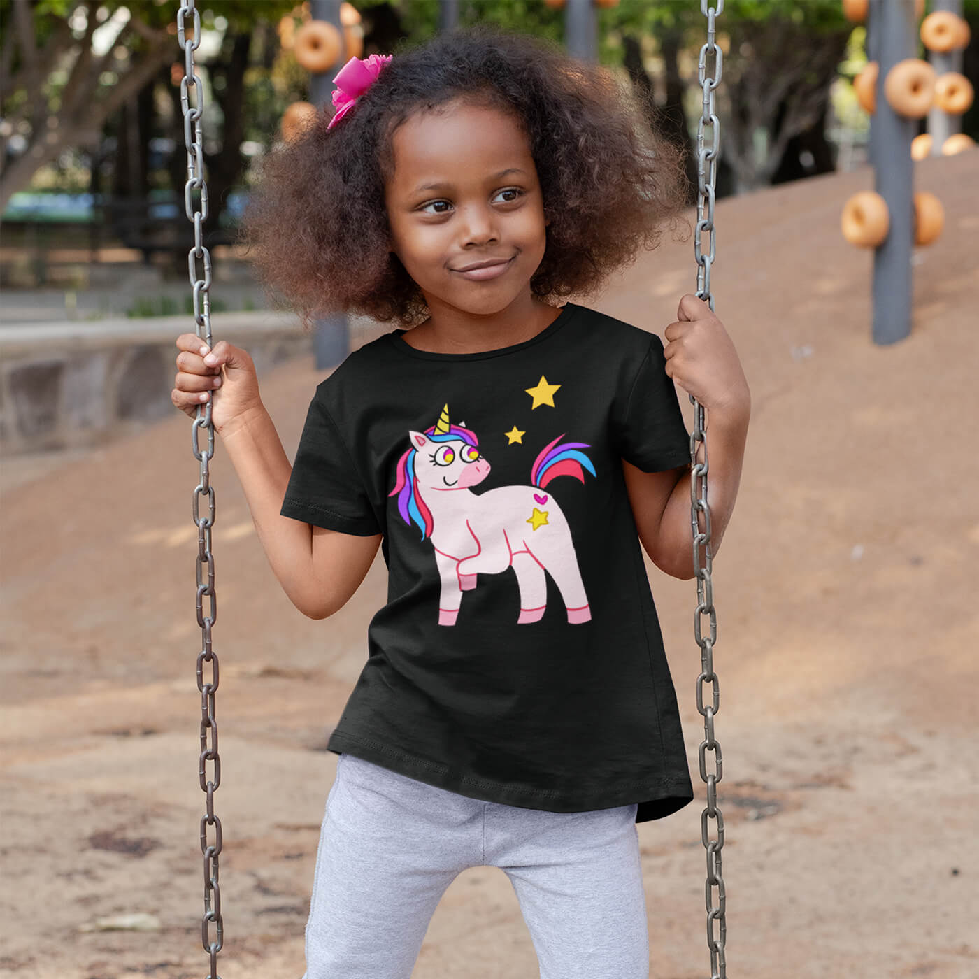 Kids t shirts Unicorn Star with worldwide shipping on