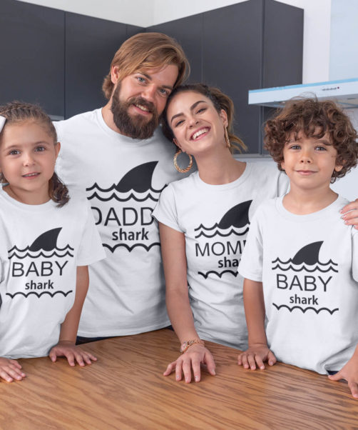 family shark t shirts