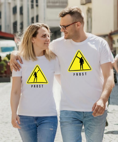 Graphic tees for couple Prost